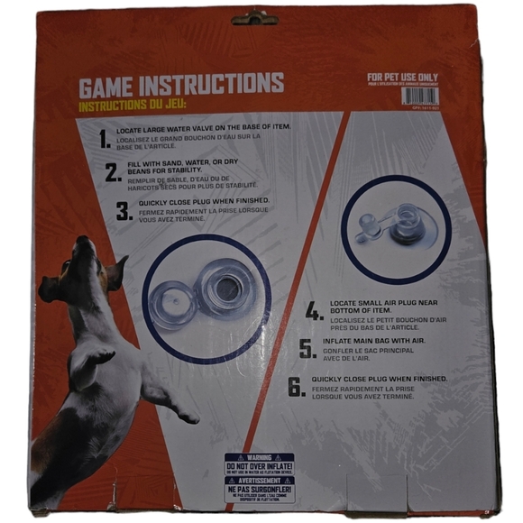 NWT Nerf Dog Inflatable Target Game - Picture 2 of 2